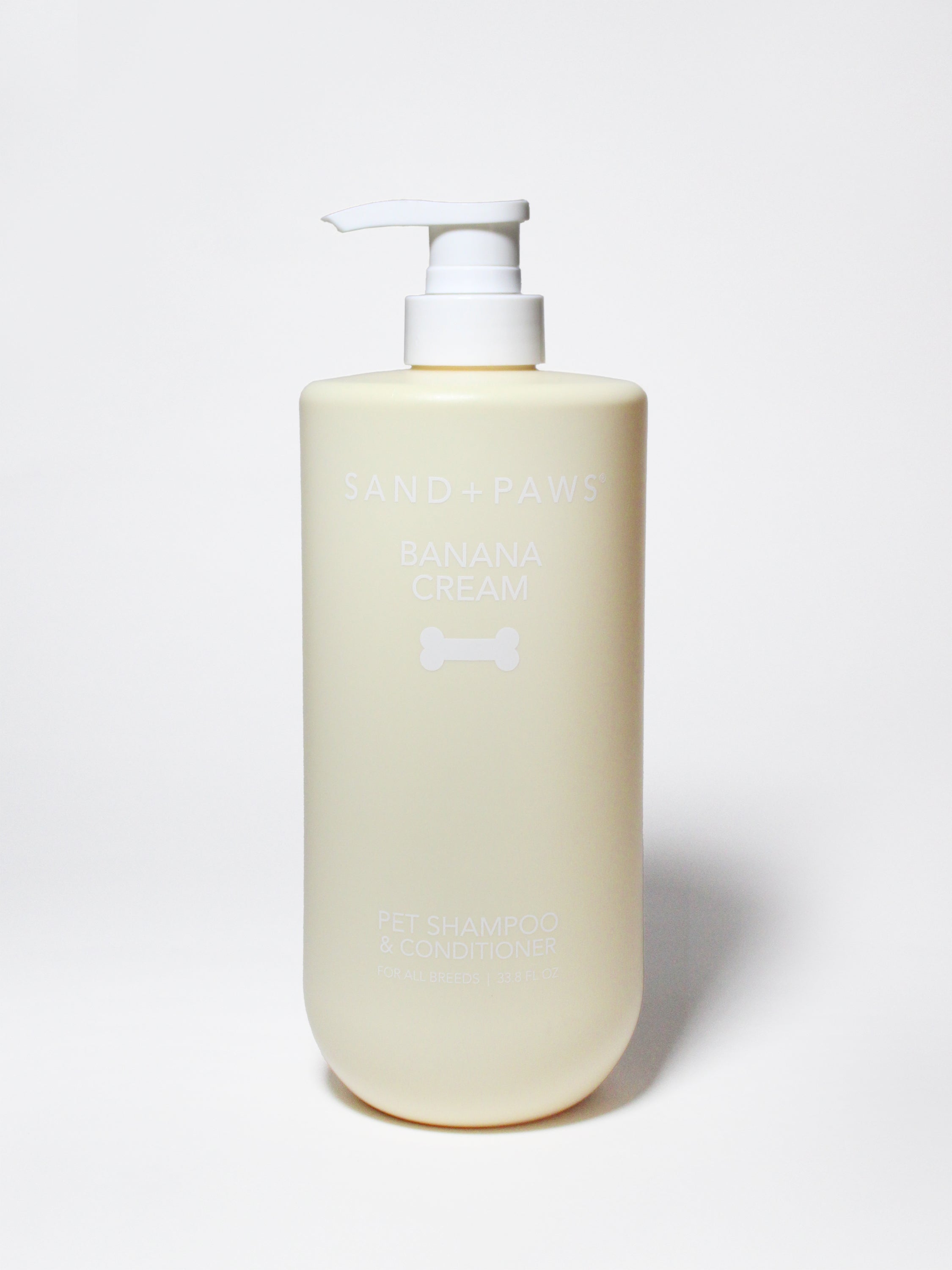 Sand + Paws Pet Shampoo & Conditioner - Banana Cream