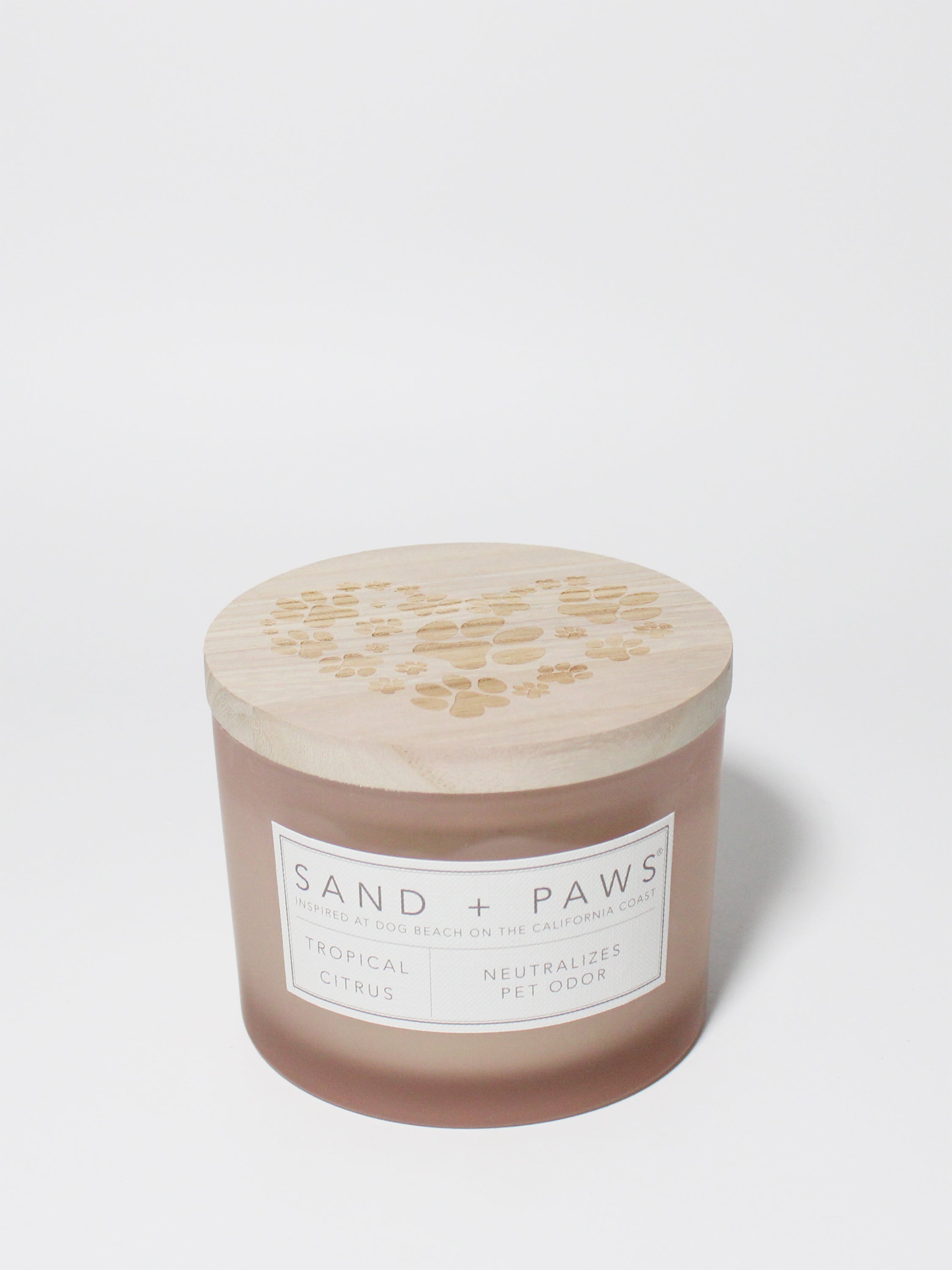Sand + Paws Tropical Citrus 12 oz scented candle