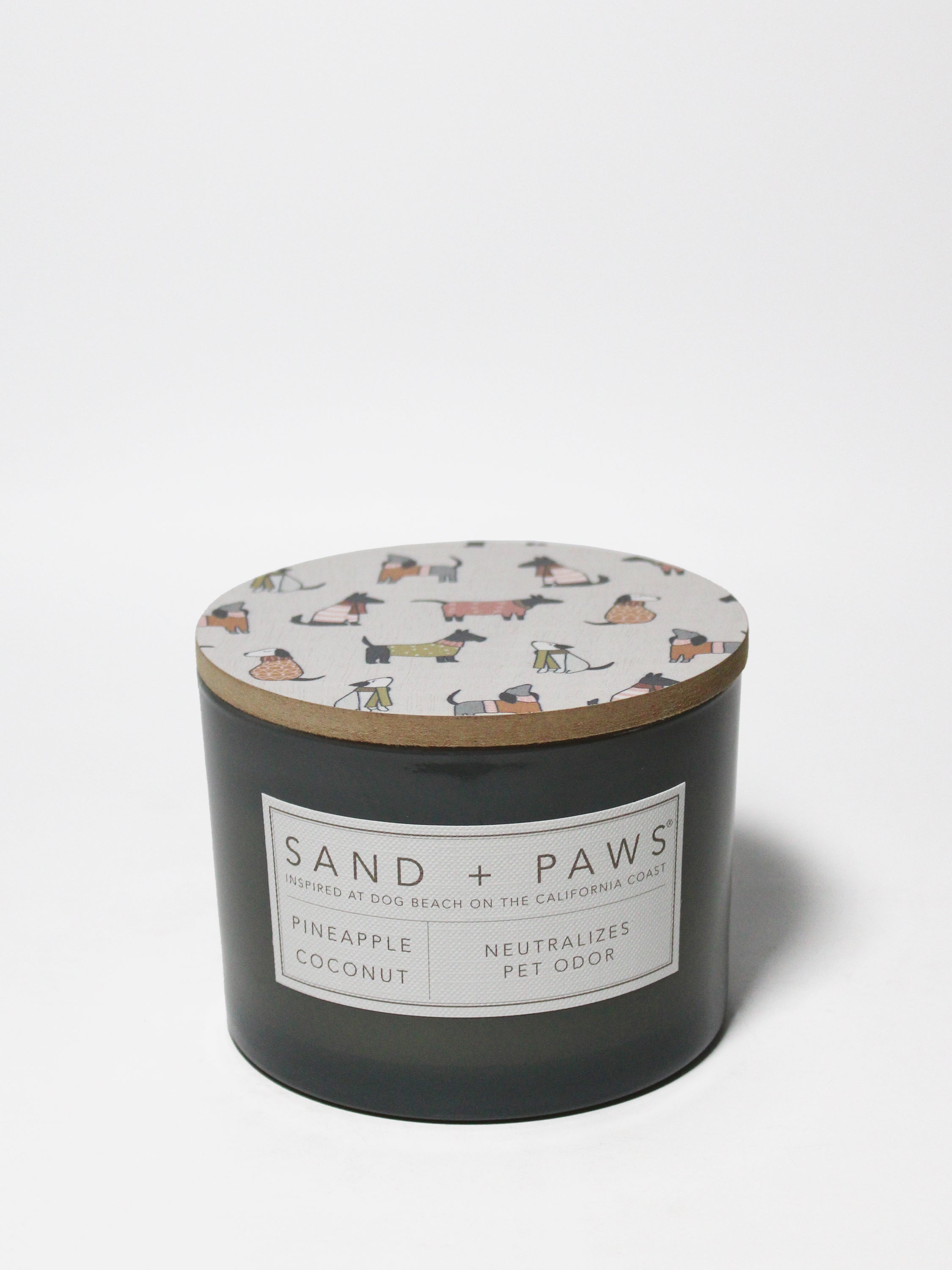 Sand + Paws Pineapple Coconut 12 oz scented candle