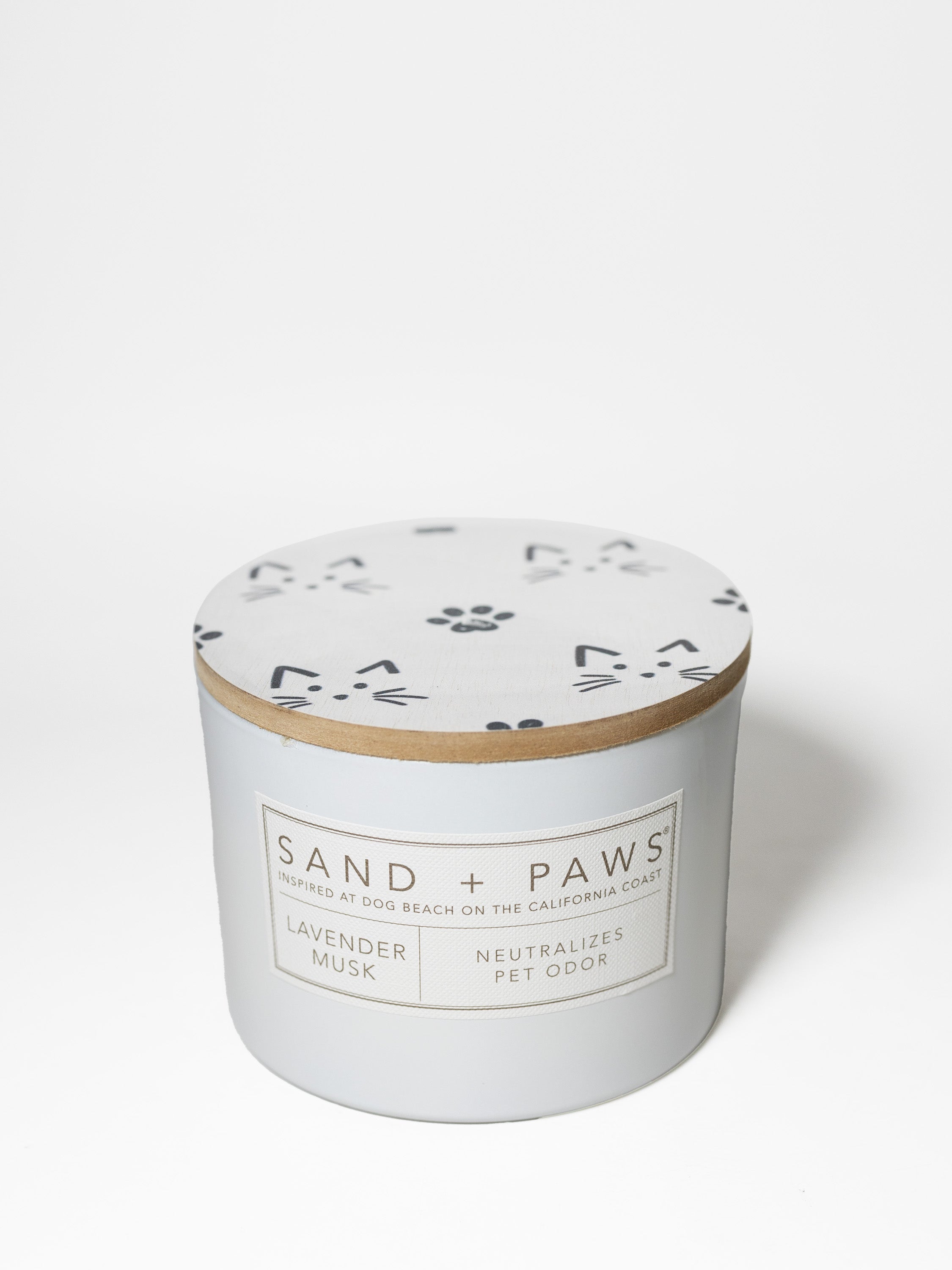 Sand + Paws Lavender Musk 12 oz scented candle