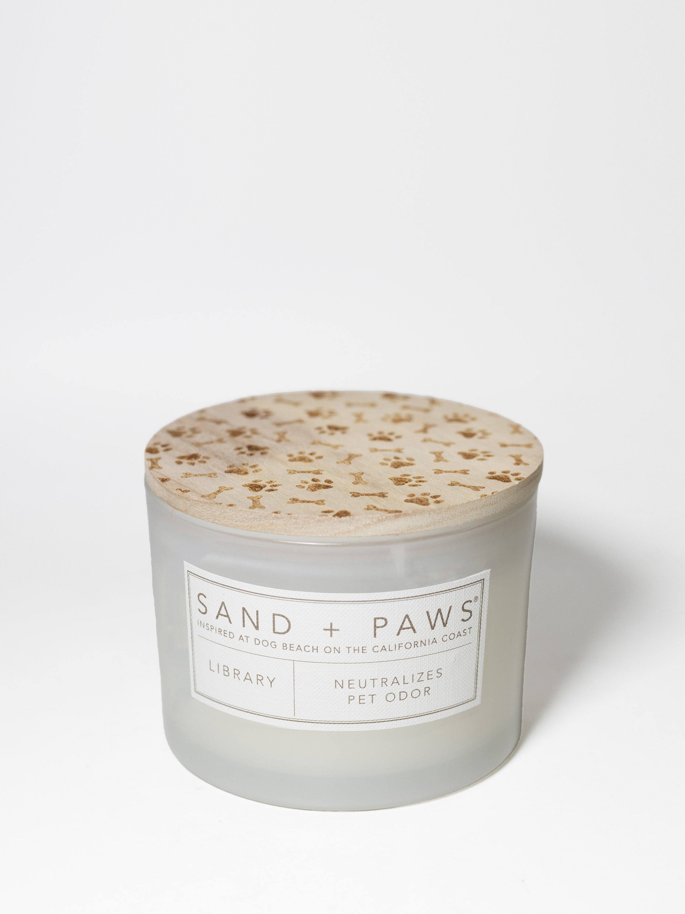 Sand + Paws Library 12 oz scented candle